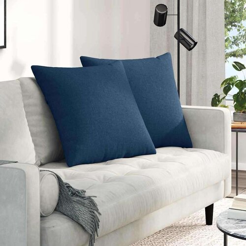vidaXL Blazine za kavč 2 pcs Modra 80 x 80 cm blago Cene