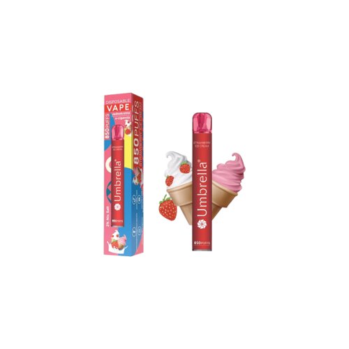 Umbrella 850 Puffs Strawberry Ice Cream 20mg Slike