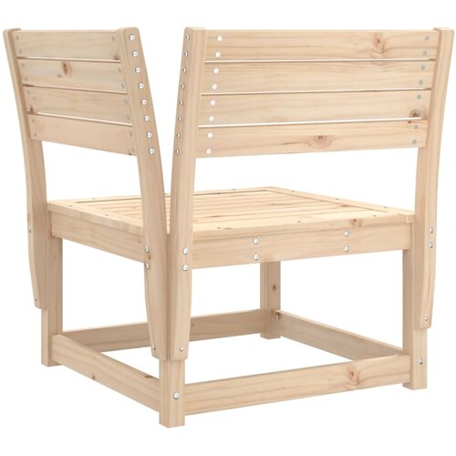  3-dijelni set vrtnih sofa od masivne borovine Slike