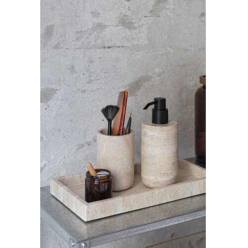 Mette Ditmer Denmark Bež kameni dozator sapuna 250 ml Travertine &amp;ndash; Slike