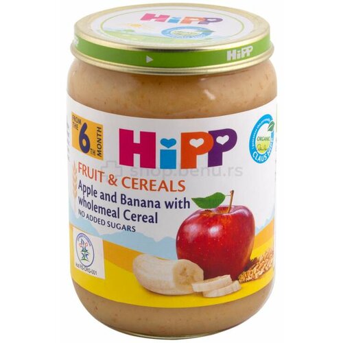 Hipp kašica integralne žitarice, jabuka i banana 190 g Cene