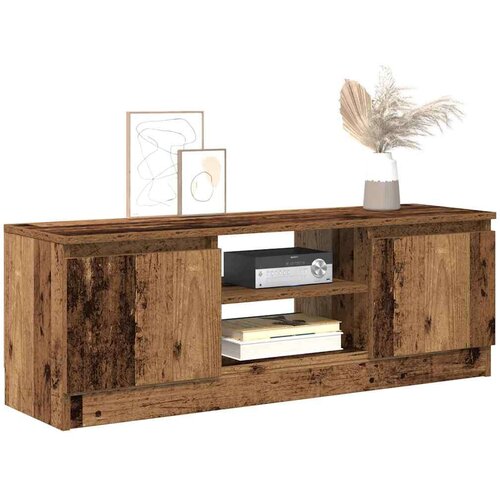 vidaXL TV omarica starinski les 102x30x36cm inženirski les Cene