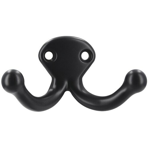 SIRO Garderobna kuka (D x Š x V: 73 x 37 x 28 mm, Crna, Čelik) Cijene