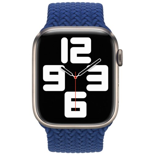  apple watch braided solo loop blue m 38/40/41mm kai&amp;scaron; za sat Slike