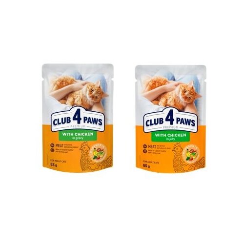 Normandise Club4Paws sos za mačke Cat - Piletina 85g Cene