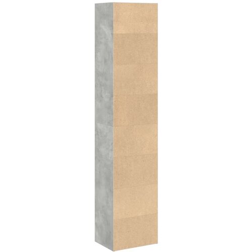 VidaXL Regal za knjige boja betona 40x30x189 cm konstruirano drvo Slike