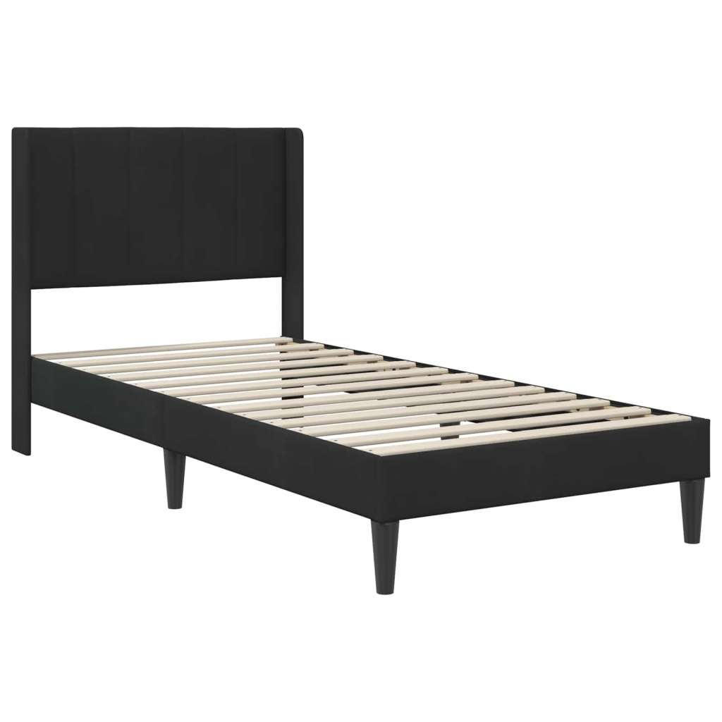  Okvir za krevet Crna 90 x 190 cm Bar&amp;scaron;un - Crna 90 x 190 cm Slike