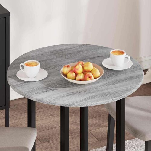 vidaXL Gornji dio stola Sivi hrast sonoma 70 x 70 x 1.5 cm Cene
