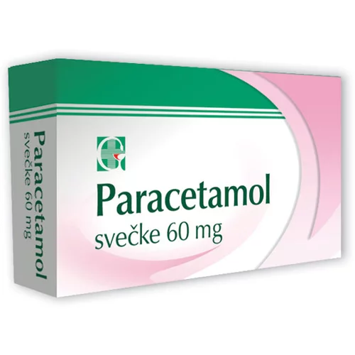  Paracetamol svečke 60 mg
