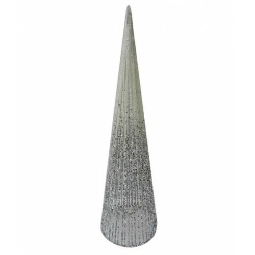 Shiny cone novogodišnja svetlucava jelka 60cm srebrna Cene