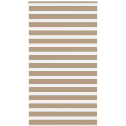 Zebra zavjesa Pje&scaron;čano smeđa 130x230 cm &Scaron;irina tkanine 125,9 cm Poliester Cene
