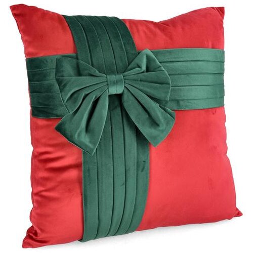  JASTUK FESTIVE 45X45 CRVENO ZELENA Slike