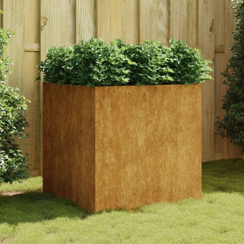 vidaXL Posuda za sadnju 80 x 80 x 80 cm od čelika COR-TEN Cijene