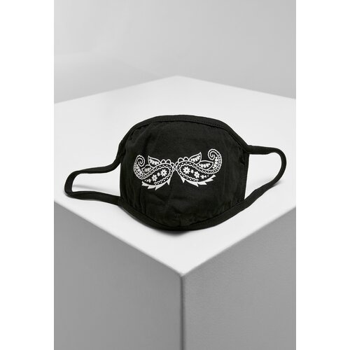 MT Accessoires Paisley Moustache Mask Black Slike