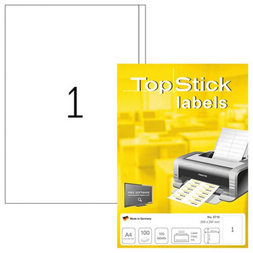 Herma etikete topstick 200X297 A4/1 1/100 ( 02H8719 ) Cene