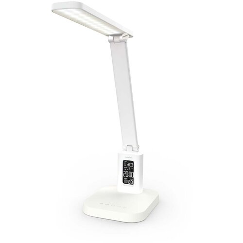 Nedis LTLRC10WT - LED prigu&amp;scaron;iva punjiva lampa sa displejem 7,5W/1200 mAh 3000/4000/5700K bela Slike
