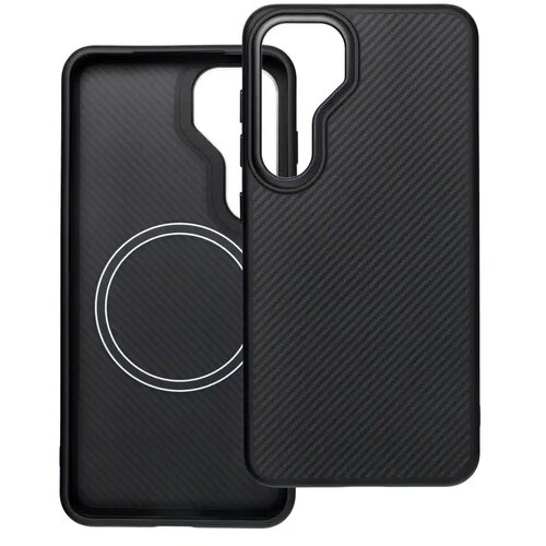 Oem Carbon Elite Mag Cover maska kompatibilna s MagSafeom za Samsung Galaxy S25 crna Cijene