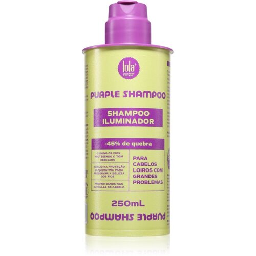 Lola Cosmetics Shampoo Iluminador ljubičasti &scaron;ampon za plavu kosu 250 ml Cijene