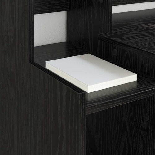  Stol S LED lampica Crni hrast 97 x 45 x 90 cm Konstruirano drvo Slike