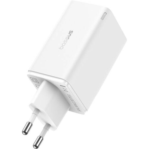 Baseus GaN6 Pro omrežni polnilnik, 2xUSB-C + 2xUSB, 65W (bela), (21065742) Slike