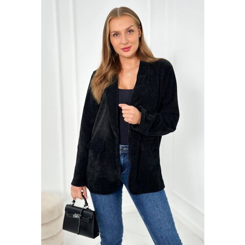 Kesi Corduroy blazer black Slike