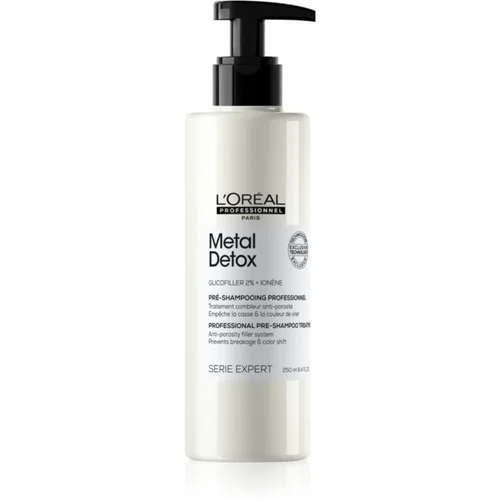 L’Oréal Professionnel Serie Expert Metal Detox njega prije šamponiranja za obojenu i oštećenu kosu 250 ml