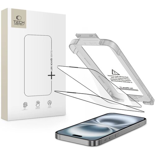TECH-PROTECT KALJENO STEKLO QUICK SET+ 2-KOMPLET ZA IPHONE 17 ZAŠČITNA, (5000334015) Cene