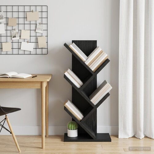  Polica za knjige drvo 4-nivo 30 x 18 x 60 cm Konstruirano drvo Cijene