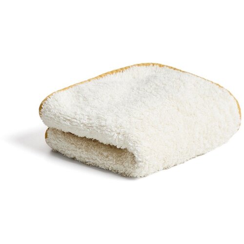 Kave Home Žuti /bijeli pamučan ručnik od frotira 30x50 cm Sedora &amp;ndash; Slike