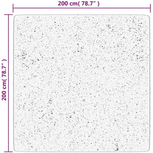 vidaXL Preproga HUARTE kratka vlakna mehka in pralna peščena 200x200cm Cene