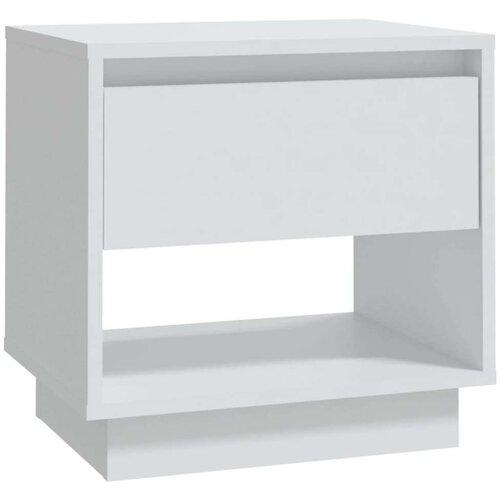 VidaXL noćni ormarić bijeli 45 x 34 x 44 cm od iverice Slike