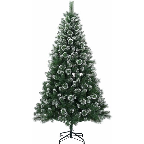  Umjetno božićno drvce s kuglicama 120 cm 150 LED lampica Slike