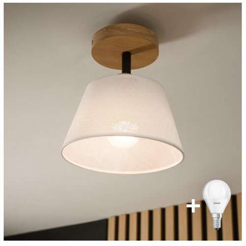 Brilagi - LED Plafonski luster ANTHONY 1xE14/60W/230V hrast/bela Cene