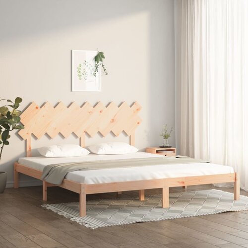 VidaXL okvir za krevet od masivnog drva 180x200 cm 6FT veliki bračni Slike