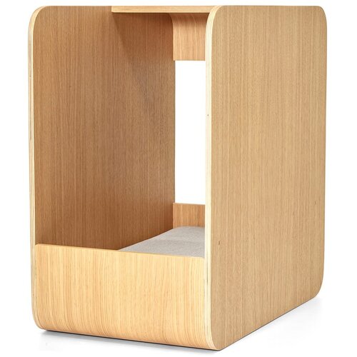 MiaCara Konstrukcija za mačje leži&amp;scaron;če Alto House Oak Natural &amp;ndash; Slike