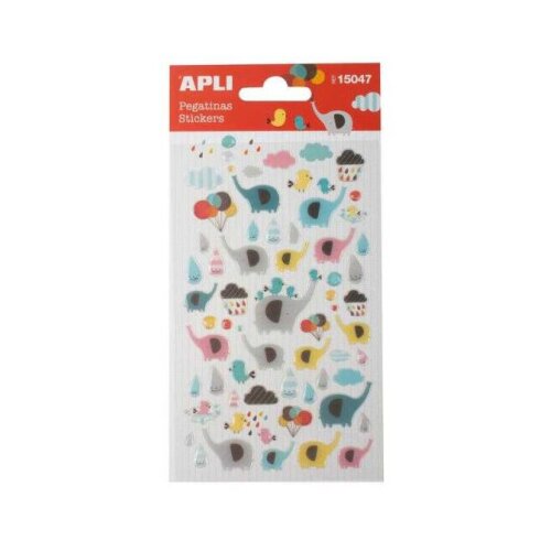 Apli Nalepke sloni 1 set, (20393079) Cene
