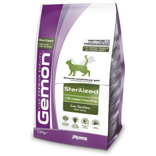 Gemon cat sterilized with turkey - 400 g Cene