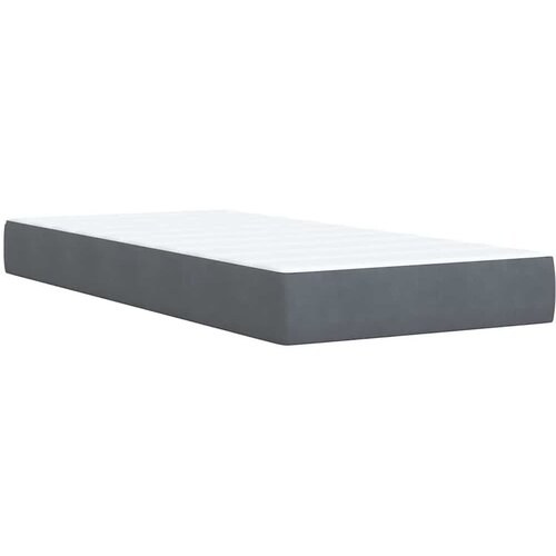 Box spring krevet s madracem tamnosivi 90x200 cm bar&amp;scaron;unasti Slike