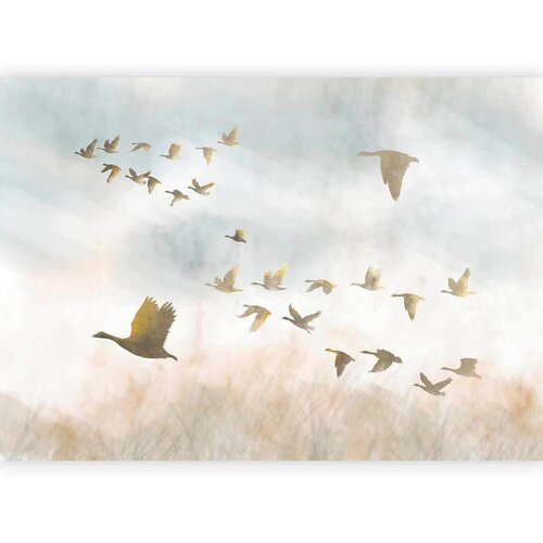 Artgeist Foto tapeta - Golden Geese 450x315 Standard Cene