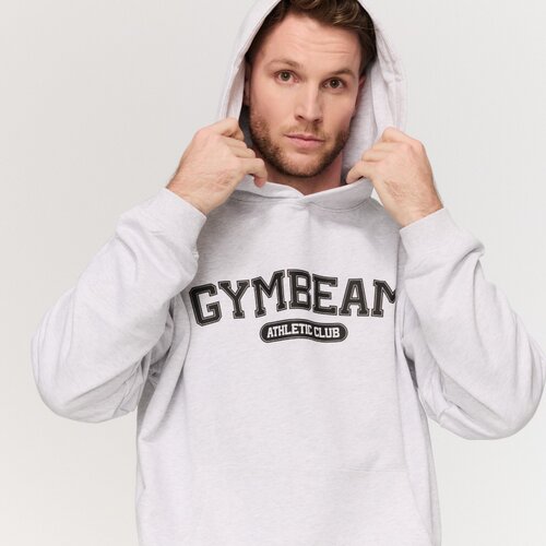GymBeam varsity hoodie grey s Slike
