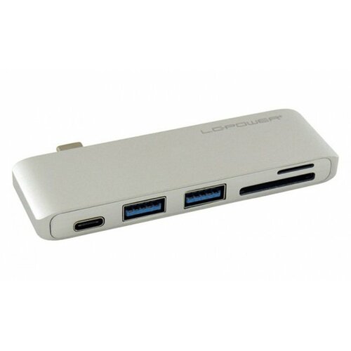 LC Power LC-HUB-C-MULTI-2S USB čvorište 2x USB 3.0, 1x USB type C sa čitačem SD / Micro SD kartica usb hub Slike