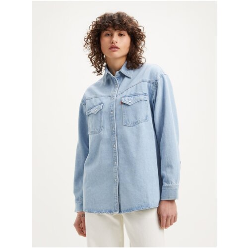 Levi&amp;#039;s Levi&amp;amp;#39;s Light Blue Women&amp;amp;#39;s Denim Shirt Levi&amp;amp;#39;s&amp;reg; Dorsey Western - Women Slike