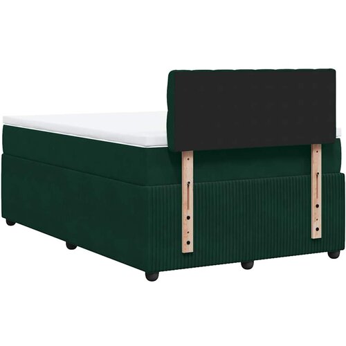  Krevet box spring s madracem tamnozeleni 120x190 cm bar&amp;scaron;unasti Slike