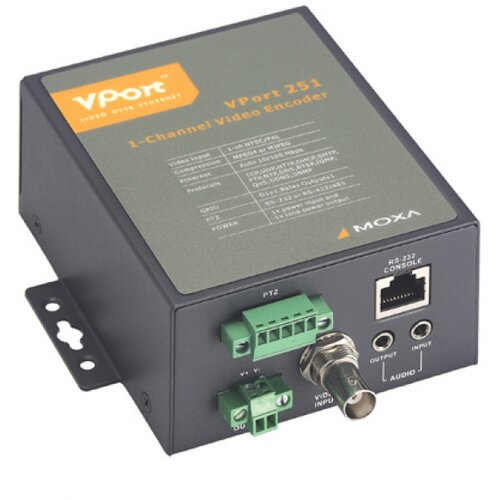 Moxa vport 251 1-kanalni MJPEG/MPEG4 video enkoder Cene