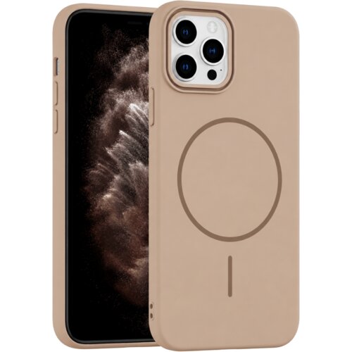 Apple rigid silicone magsafe maska za iphone 11 pro max - zlatna Cene