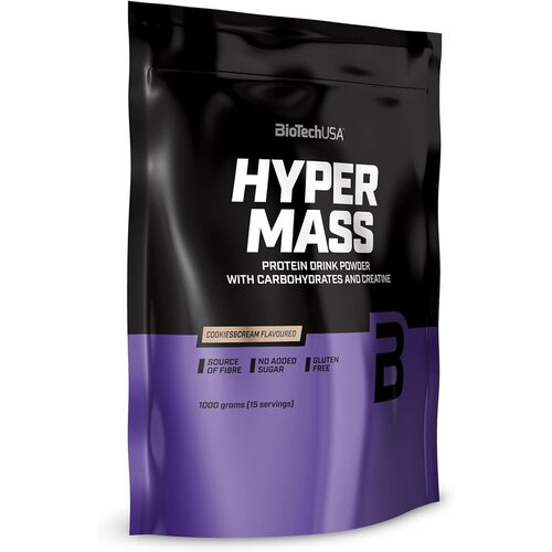 Biotechusa hyper mass 4000g - proteinski gainer za brzu masu - kuki krem 1kg Slike