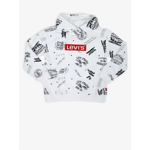 Levi's Levi&#39;s White Kids Patterned Hoodie Levi&#39;s® - Boys