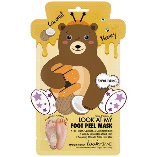 Lookat my foot peel mask bear 1 pair (2x20g) Cene