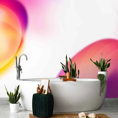  Foto tapeta - Abstraction - Shapes - Juicy Yellow and Violet-Pink 500x350 Slike