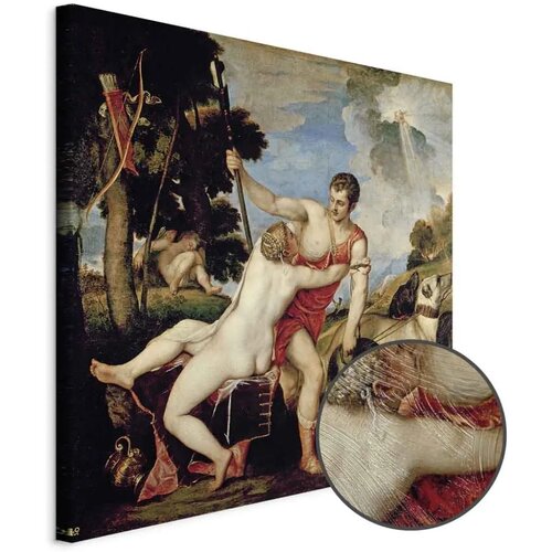  Slika - Titian  &ndash; Venus and Adonis 60x60 Premium Print Cijene